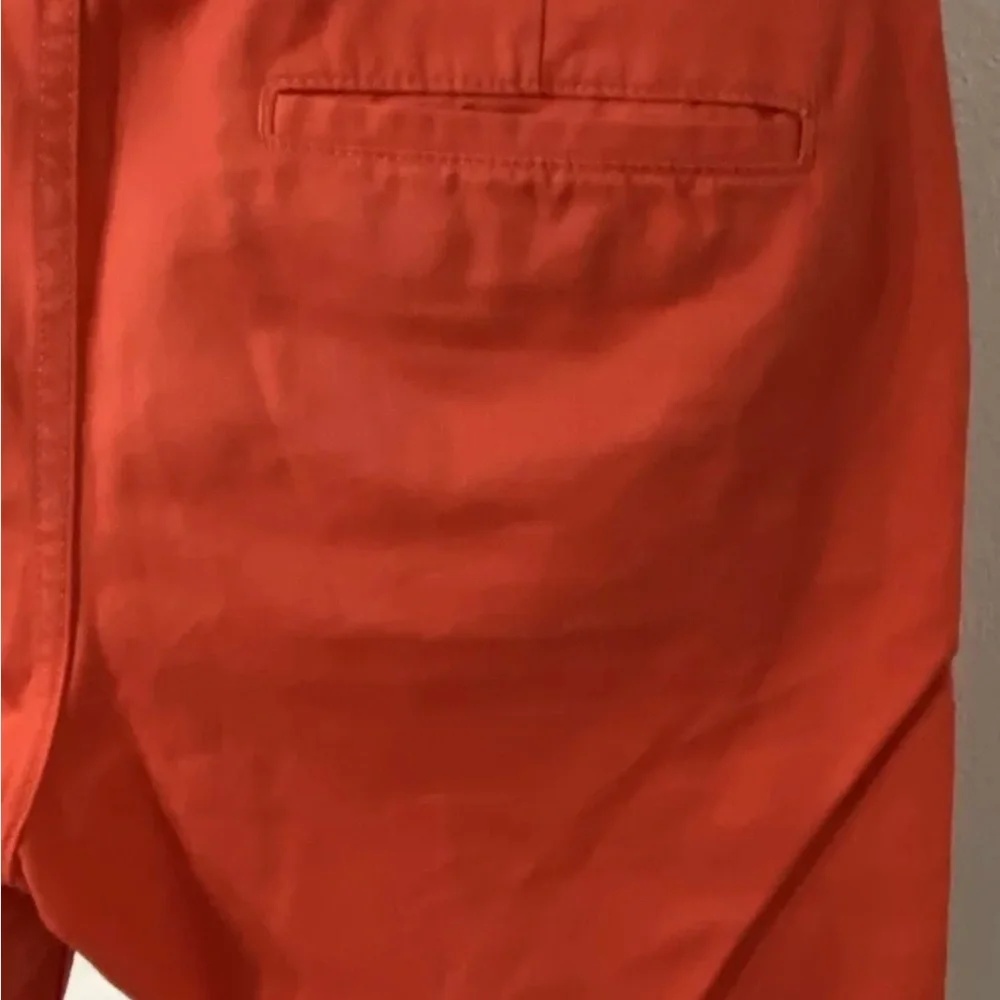GAP khakis men’s shorts 32×10 Chino Pockets, casual orange cotton - Picture 7 of 7